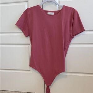 Aritzia Pink Bodysuit